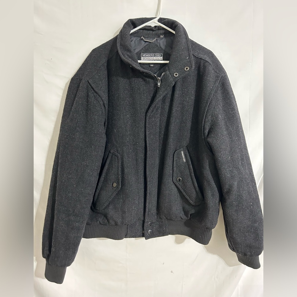 Members Only Varsity‎ Wool Jacket Size 42